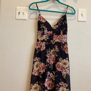 Love Tree Hi-low floral dress